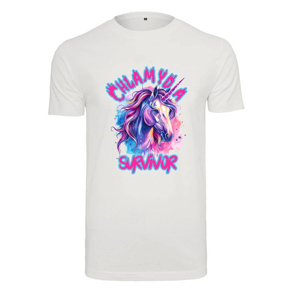 Unisex T-Shirt-Chlamydia Survivor-Novelty Funny Humour Secret Santa