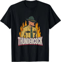 Officer Thundercock Funny Gigachad Meme College Football Gag T-Shirt