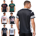 Men T-shirt Modern Tops Streetwear Top Football Matches Number Printed Shirt