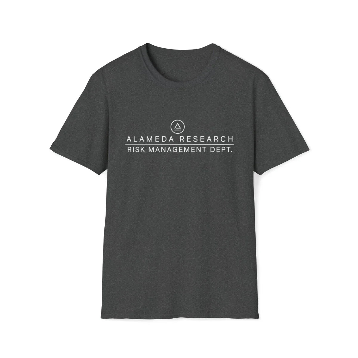 Alameda Research Risk Management T-Shirt Funny Crypto Tee Cryptocurrency Humor