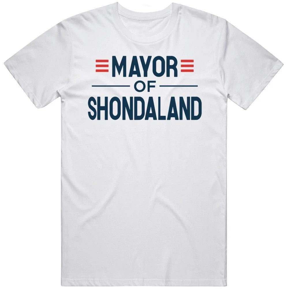 Mayor Of Shondaland Solar Opposites Funny Meme Gag Fan  T Shirt