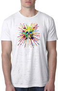 Buy Cool Shirts Splatter Skull Burnout Shirt