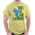 Funny Sleepy Smurf Friday Weekend Nap Time Womens or Mens Crewneck T Shirt Tee