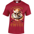 A Nightmare Before Coffee, T-shirt Unisex S - 5XL, Gothic Skull, Caffeine Potion