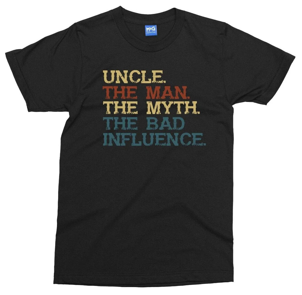 Uncle Funny T-shirt Men Retro Vintage Tee Father’s Day Dad Joke Gift Men’s Top