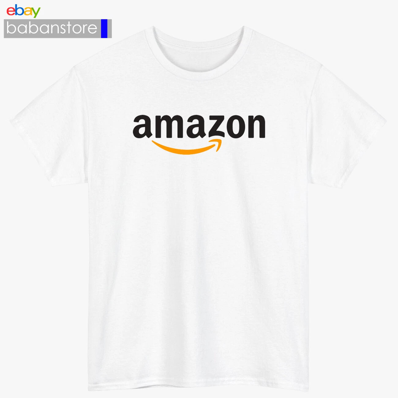 Amazon Shirt Logo Black/White/Grey/Navy/Red/Light Blue T-Shirt Size S-5XL