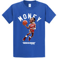NEW STREETWEAR ON DEMAND 23 AIR MJ TOON ROYAL BLUE TEE SHIRT SM-4XL MADE IN USA