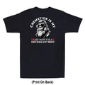 Cremation Is My Last Hope For A Smoking Hot Body (On Back) Vintage Men's T-Shirt