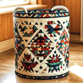 Sacred Quilt Quilted Laundry Basket Laundry Hamper For Dirty Clothes QBL376