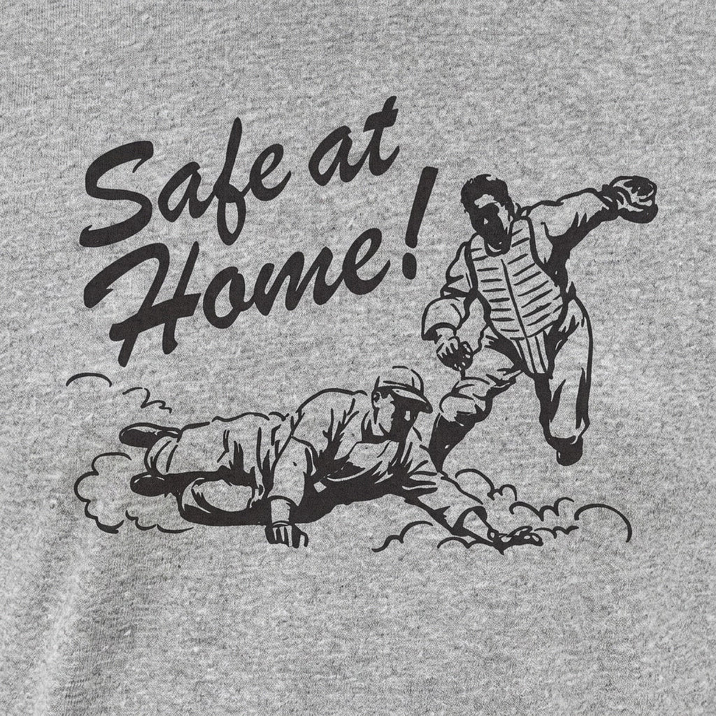 Safe at Home Baseball Player Sliding
