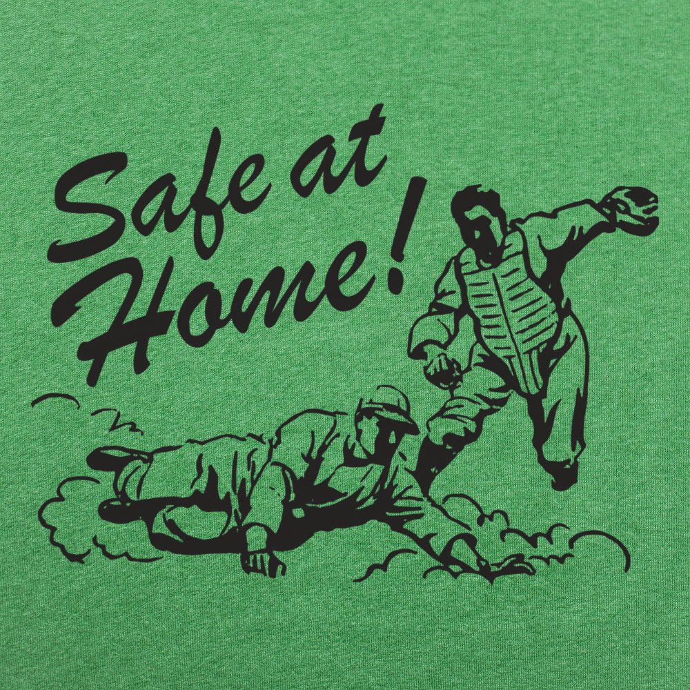 Safe at Home Baseball Player Sliding