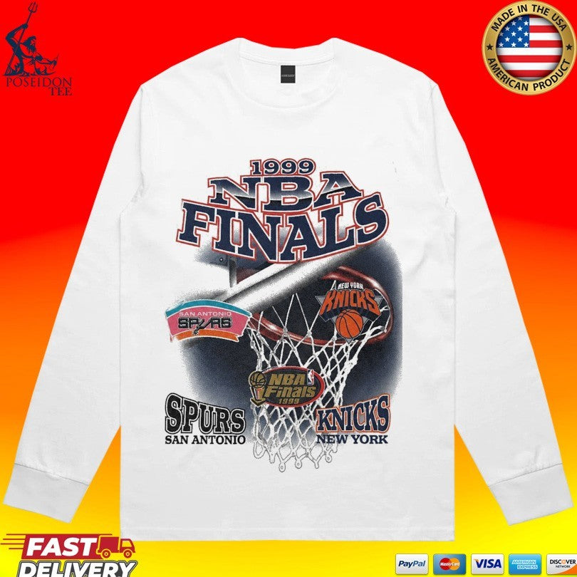 San Antonio Spurs Vs New York Knicks 1999 Nba Finals Vintage T-shirt