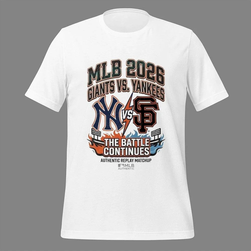 San Francisco Giants vs. New York Yankees MLB Schedule 2026 Shirt