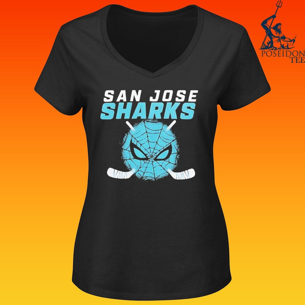 San Jose Sharks Spider-man 2026 T-shirt