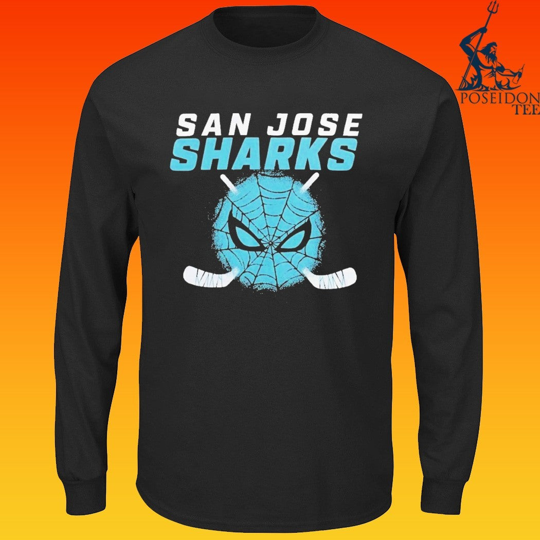 San Jose Sharks Spider-man 2026 T-shirt