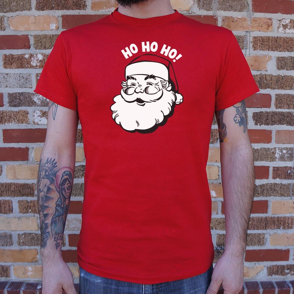 Santa Ho Ho Ho Vintage Jolly Santa Claus Face