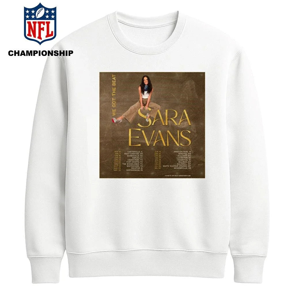 Sara Evans The We Got The Beat Tour 2026 Poster Shirt