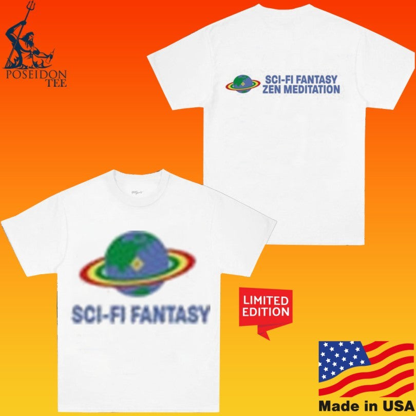 Sci-fi Fantasy Zen Meditation T-shirt