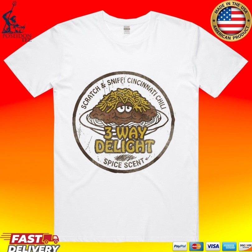 Scratch N Sniff Cincinnati 3 Way T-shirt