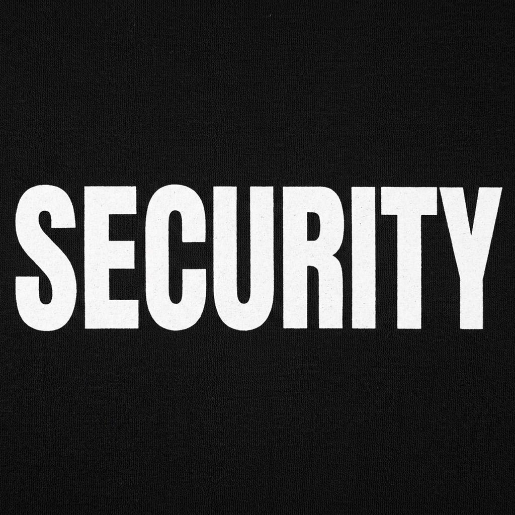 Security Bouncer Staff Costume Text Design