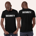 Security Front and Back Print Bouncer Staff Design
