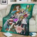 seven deadly sins anime Fleece Throw Blanket
