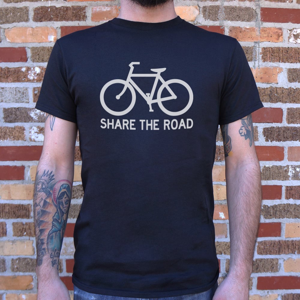 Share The Road Bicycle Silhouette