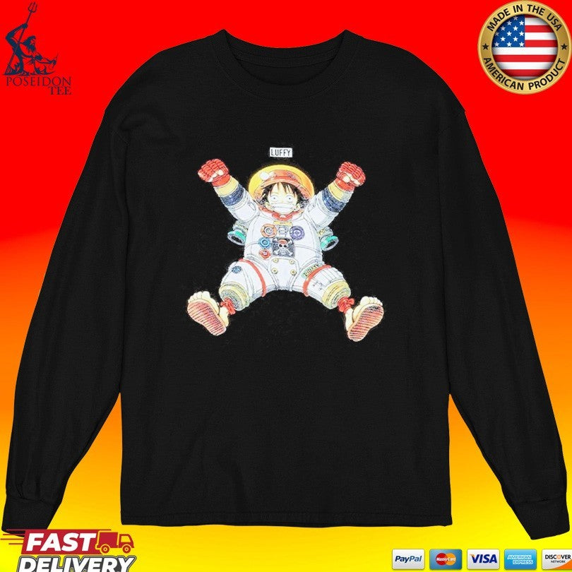 Shonen Jump One Piece Luffy In Space T-shirt