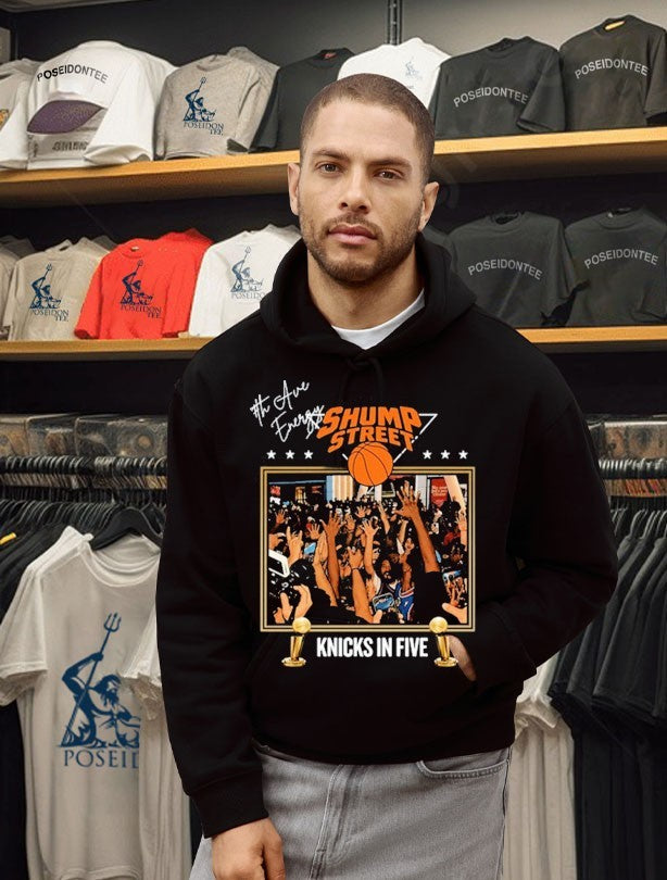 Shump Street Man Of The People Championship New York Knicks T-shirt