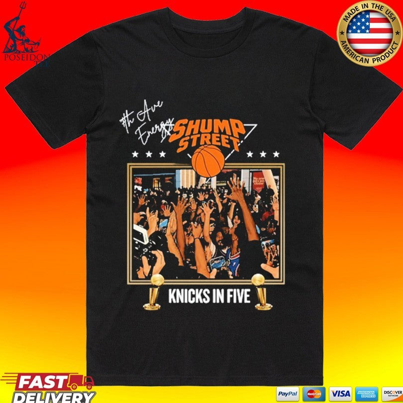 Shump Street Man Of The People Championship New York Knicks T-shirt