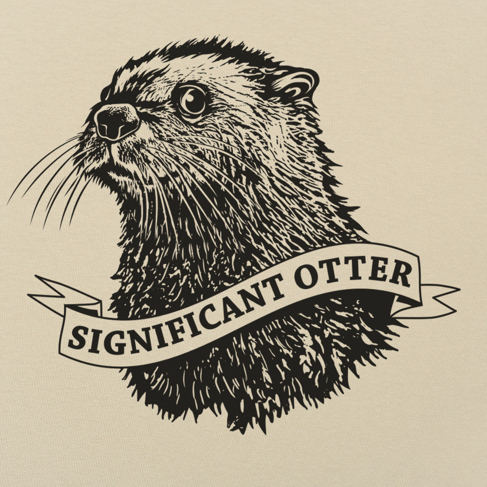 Significant Otter Cute Portrait Pun