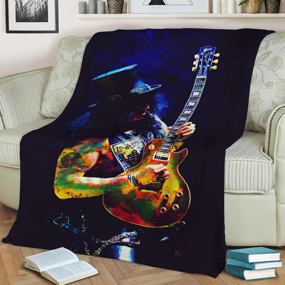 slash art Fleece Throw Blanket