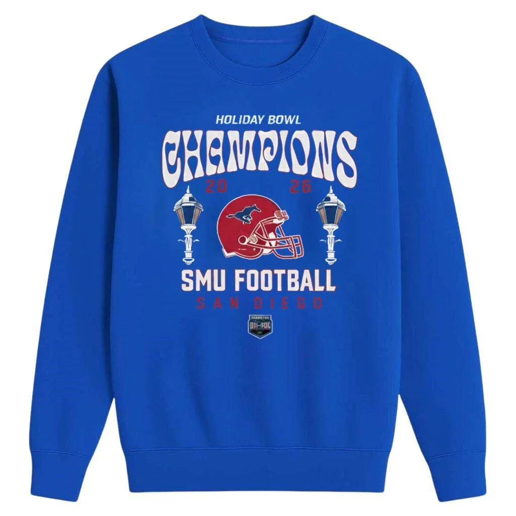 SMU Football 2026 Holiday Bowl Champs Shirt