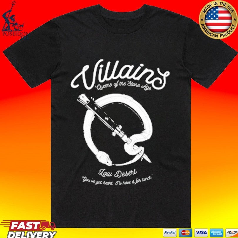Snake Q Villains Queens Of The Stone Age T-shirt