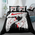 sneakers art Bedding Set (Duvet Cover & Pillow Shams)