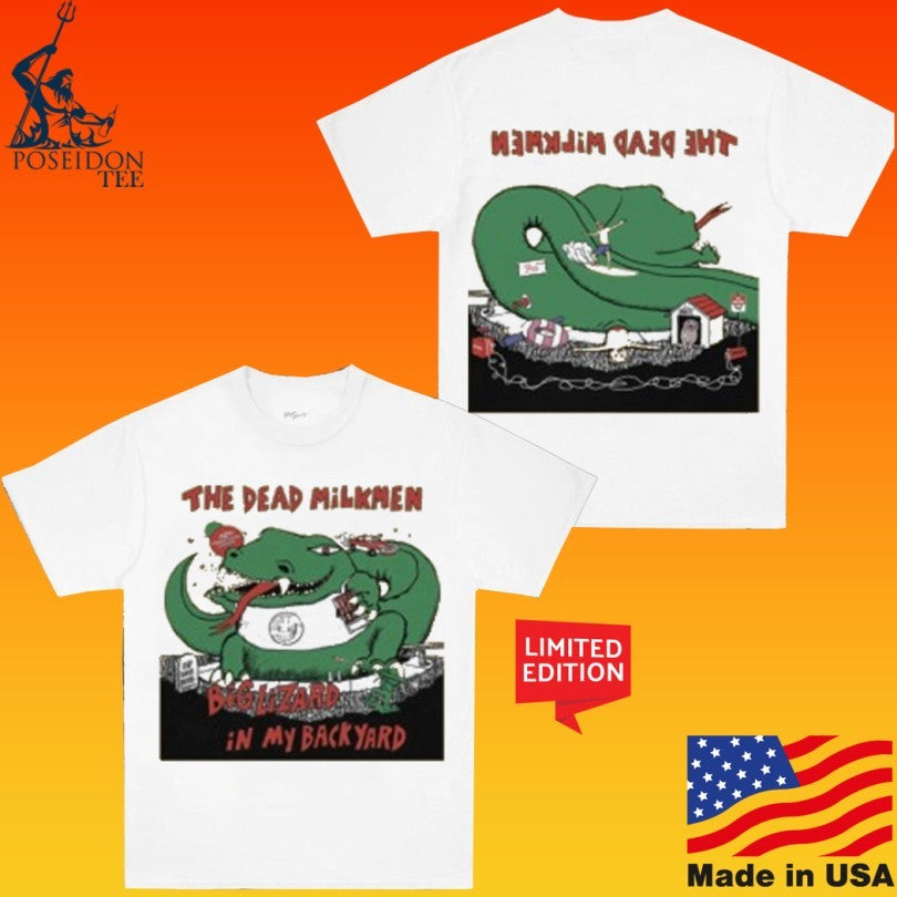 Some Dead Milkmen In My Backyard Big Lizard 40th Anniversary T-shirt