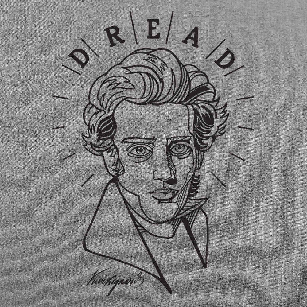 Kierkegaard Dread Portrait Illustration