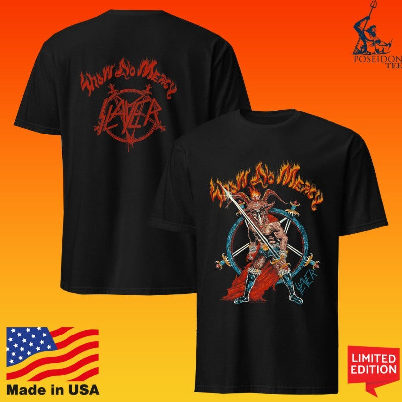 Southern Bootleg Front Slayer Show No Mercy Polera Manga Corta T-shirt