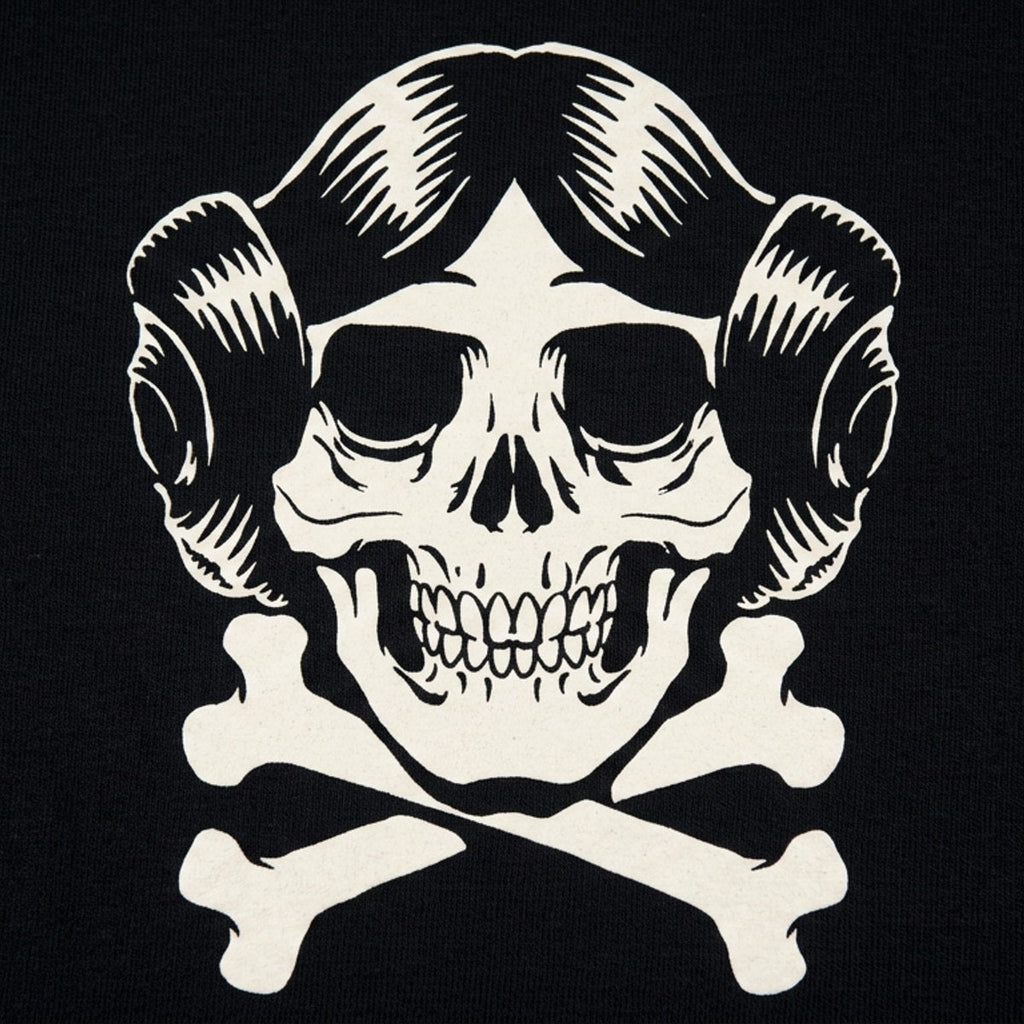 Space Princess Skull and Crossbones Graphic