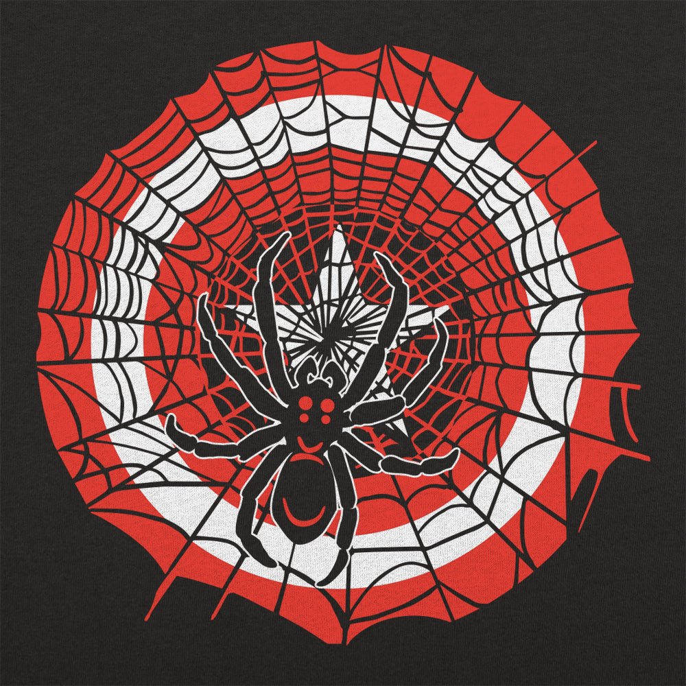 Spider And Star Comic Book Superhero Mashup