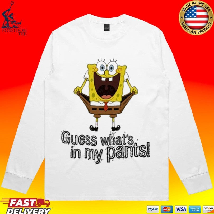 Spongebob Squarepants Guess What’s In My Pants T-shirt