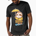 Cute Sloth in Raincoat – Feelin’ Slothy Umbrella Sloth Design by NicolasMar