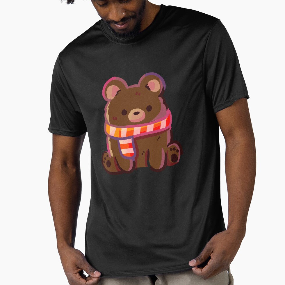 Bear wearing scarf by Artofmayara