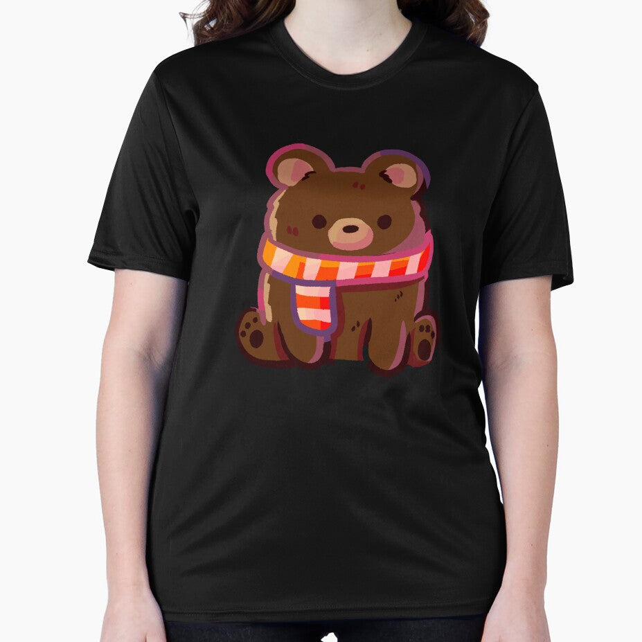 Bear wearing scarf by Artofmayara