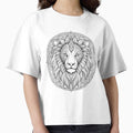 Ornamental Lion Line Art - 2 by RELAX STATION