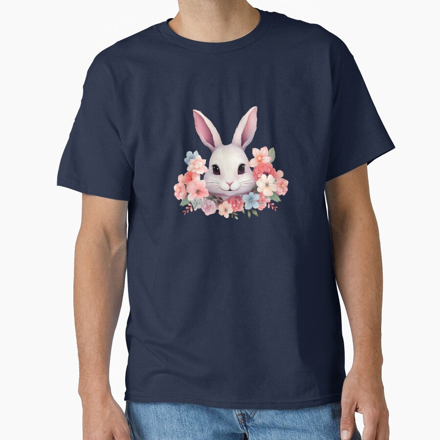 Blossoming Bunny: A Rabbit Amongst a Garden of Colors by unimuse