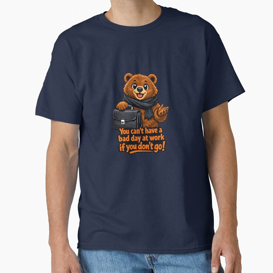 Cheerful Business Bear – Fun Work Motivation Illustration by MKVisions