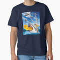 Cat Riding Fire Breathing Shark Rainbow Laser Taco  graphic by banwa