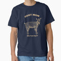 Funny Goat Mom Drama Club T-Shirt by HairballsSheds