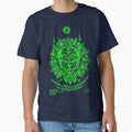 Thai traditional art of Talisman Tiger face Green color. by AmornGallery